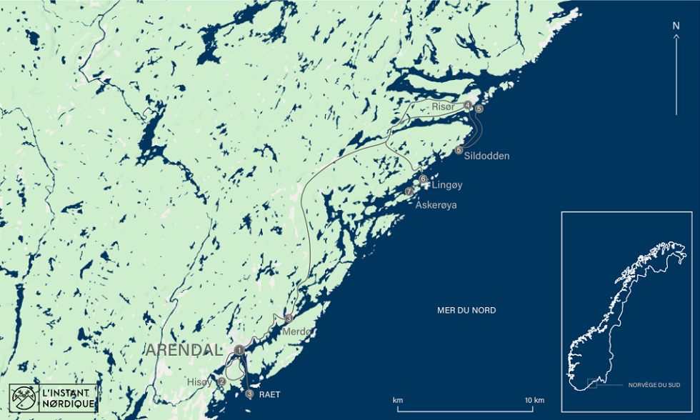 Itinéraire en Norvège secrète : la côte méridionale, d'Arendal à Risør ...