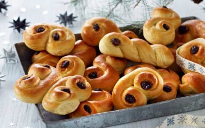 La recette des brioches au safran de Sainte-Lucie (Lussekatter)